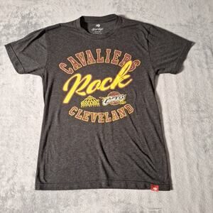 Cleveland Cavaliers NBA Rock And Roll Hall Of Fame T-Shirt Cotton Blend Small